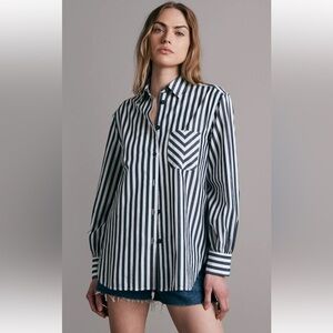 Rag & Bone Maxine Cotton Button Down Shirt